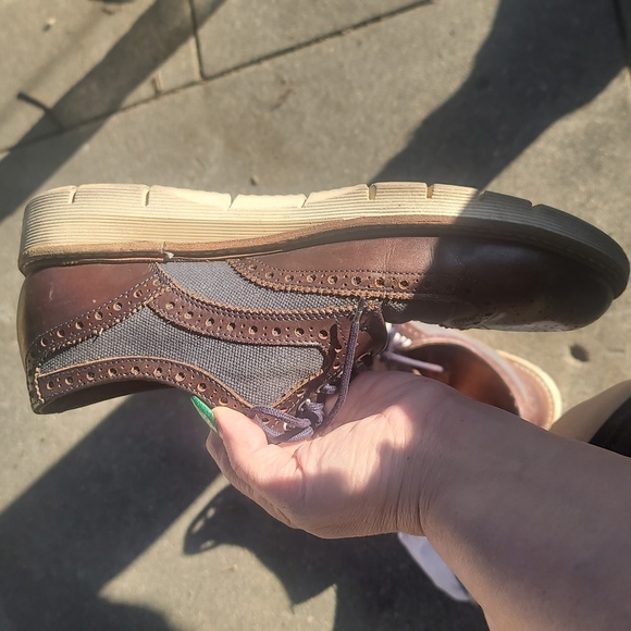 David Mayer naman brown dark gray lace up Oxfords shoes 42 9 - Picture 9 of 9